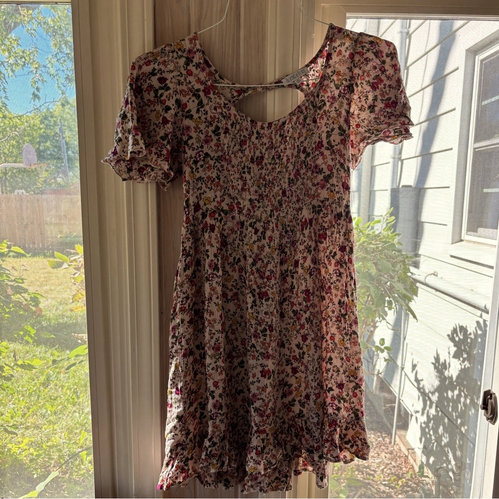 Short Floral Spring Dress